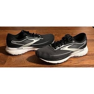 Brooks Trace Womens Running Shoes Black White Size 9.5 B Medium